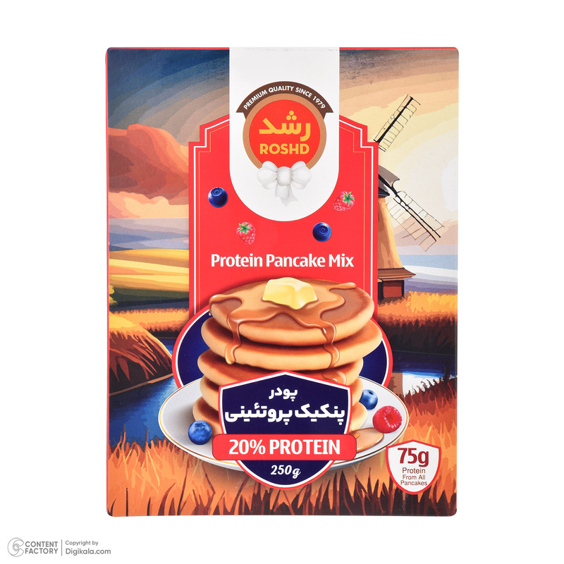 پودر پنکیک پروتئینی رشد ۲۵۰ گرم